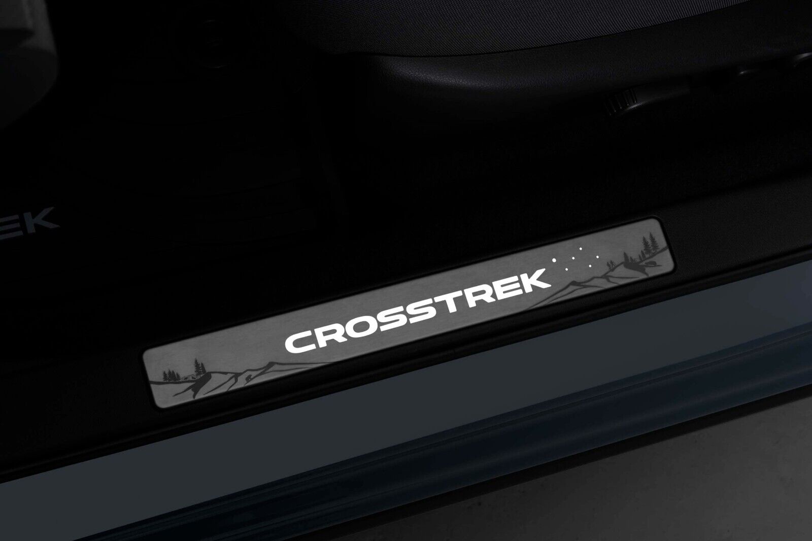 Subaru Accessory Side Sill Plates Illuminated For Crosstrek Raccar